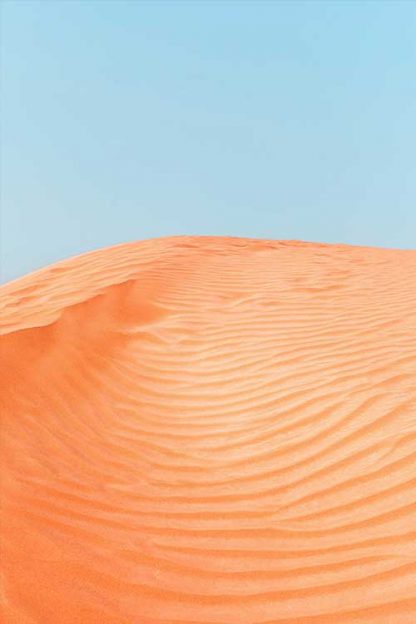 Textured hill of desert poster