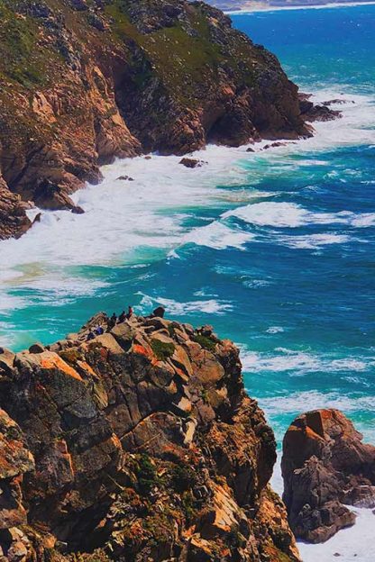 Rock formation and water poster