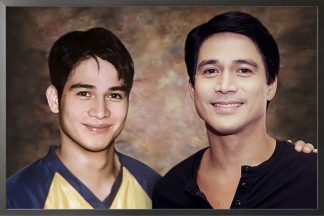 Piolo Pascual in a Then and Now poster