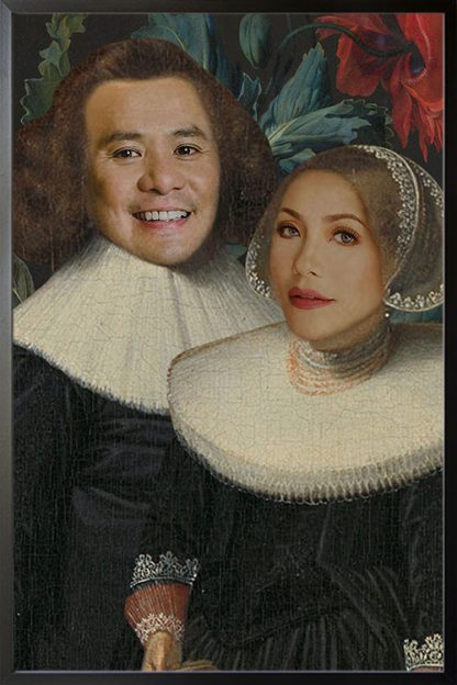 Ogie and Regine Renaissance Art poster