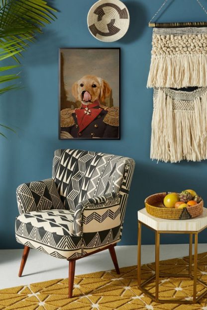 My pet in fur coat in Interior Poster