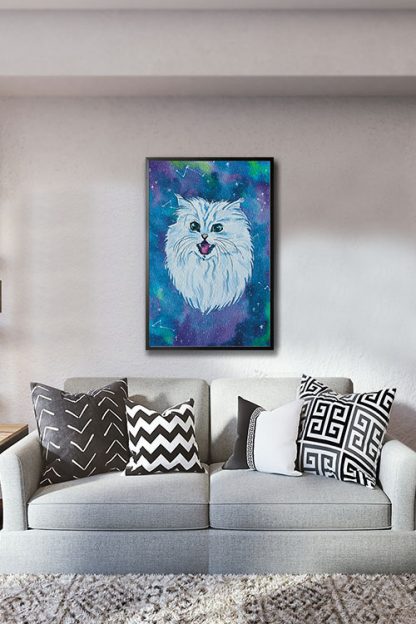 Galaxy Persian Poster in interiior