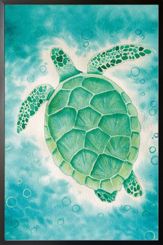 Turtle Poster by local artist Siara Gogh