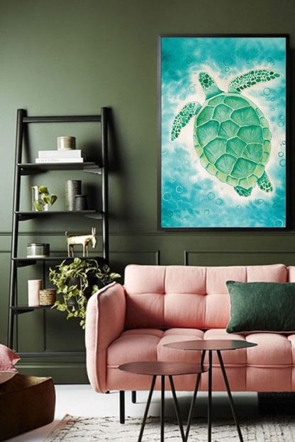 Turtle Poster in interior