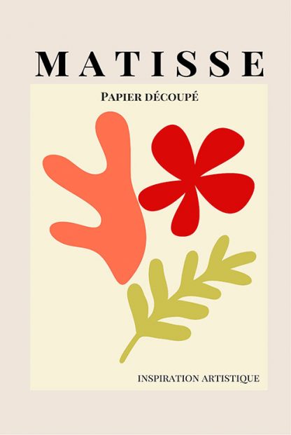 Matisse inspired no. 2 poster art print without frame