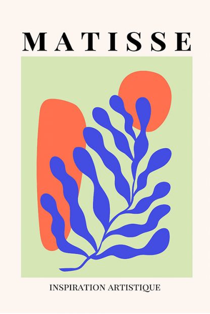 Matisse inspired no. 4 poster without frame