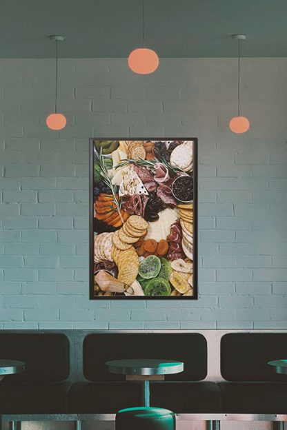 Charcuterie Board Poster in Interior