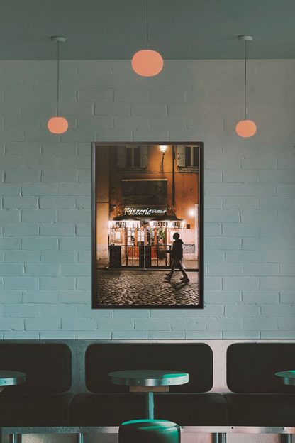 Pizzeria Rome Poster in Interior