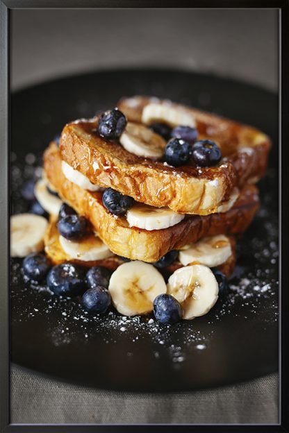 French Toast Poster in Black Frame