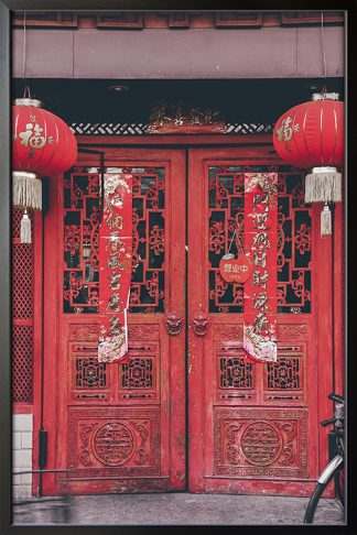 Traditional Chinese Door Poster