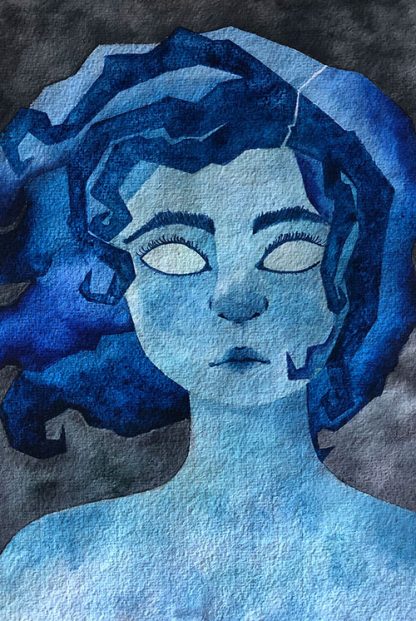 Melancholy Woman Poster