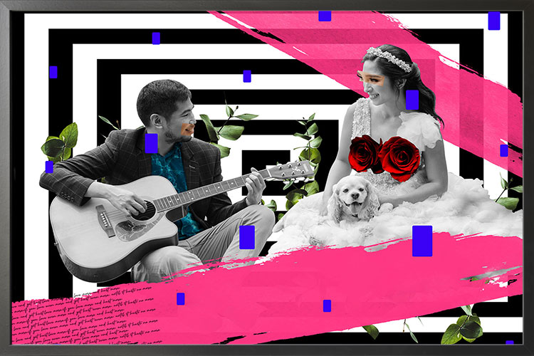 Heart And Chiz Special Pop Art Poster for Arleen Ingrid Santos