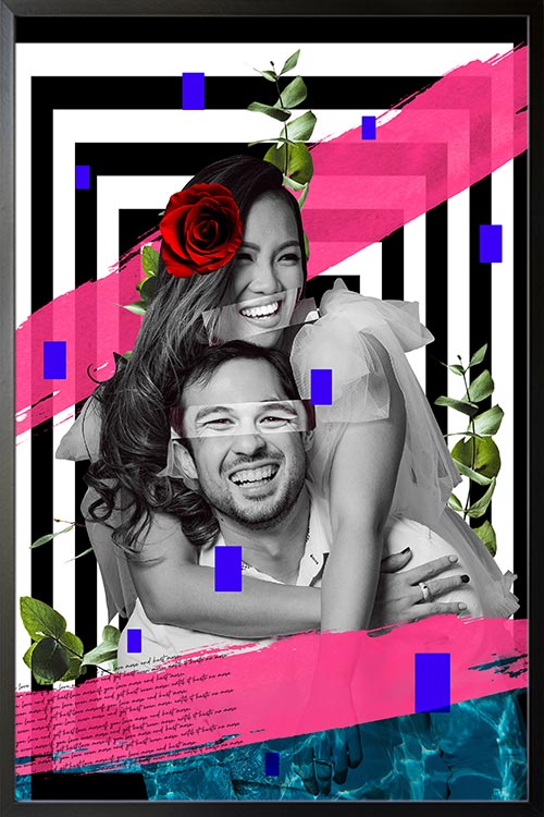 Heart And Chiz Special Pop Art Poster for Denise Tobler