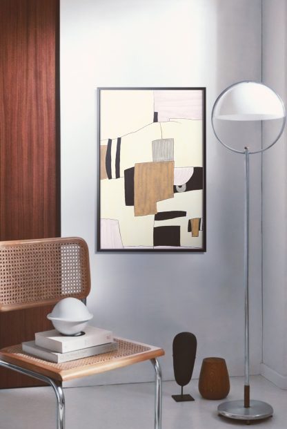 Abstract Stitch no.1 Poster in Interior