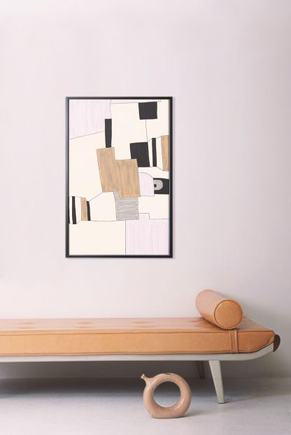 Abstract Stitch no.2 Poster in Interior