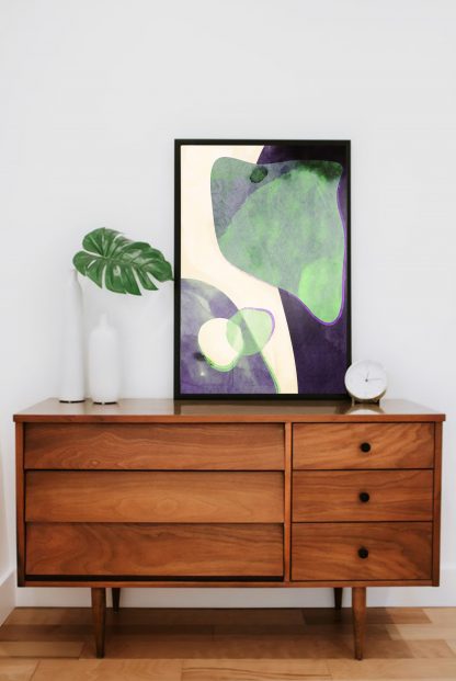 Liquid Grunge Poster in Interior