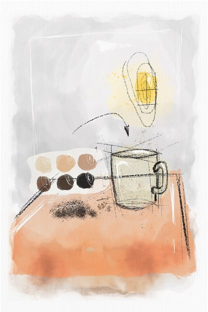 Coffee Palette Poster