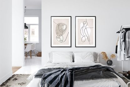 Gallery Wall art set Abstract Figure Poster- 2