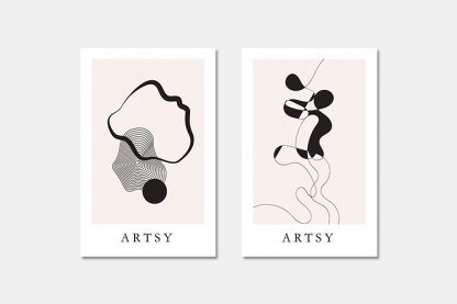 Gallery Wall art set Artsy Poster- 2