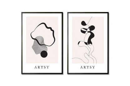 Gallery Wall art set Artsy Poster- 2