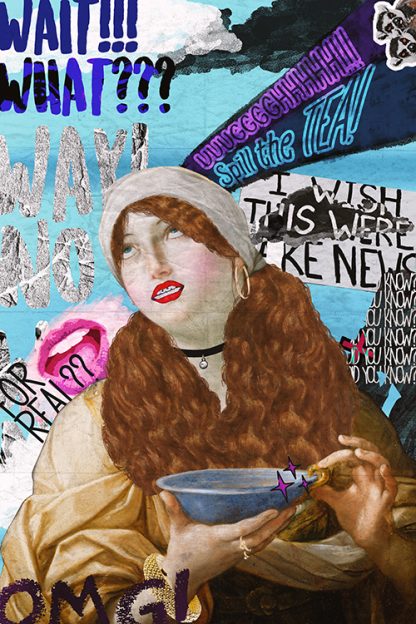 Artistic Spill the Tea Poster
