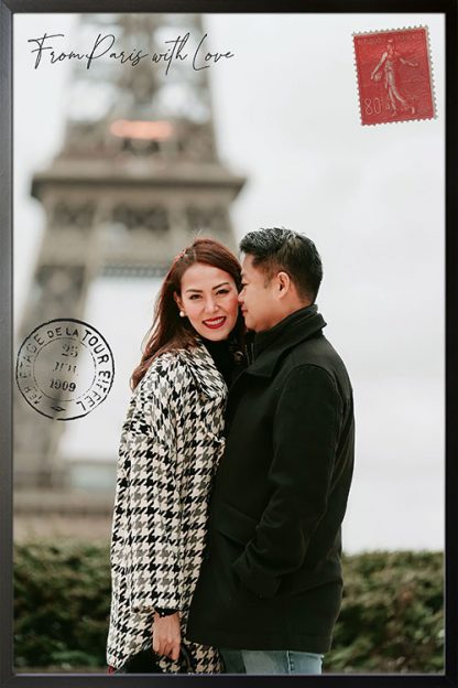 Couple in Paris Poster