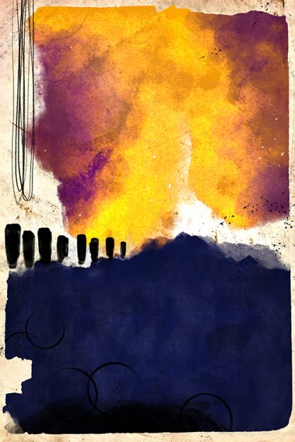 Abstract Color Patch Poster
