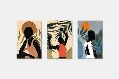 Ladies and Safari Trio Poster Bundle