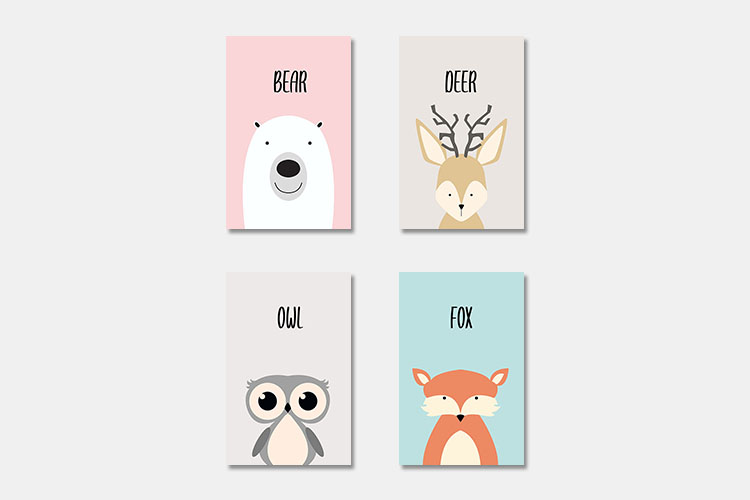 Nursery Set Poster Bundle
