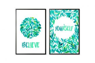 Foliage Believe in Yourself Foliage no.2 Poster