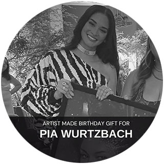 Pia wurtzbach personalized poster