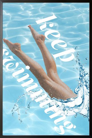 Keep swimming poster