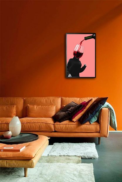 The object on my head no3 poster in interior