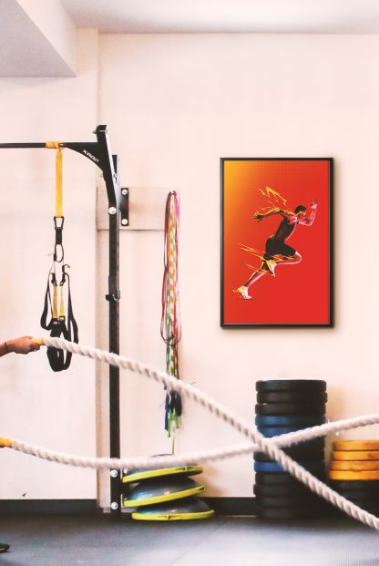Ligthning Fast Poster in interior