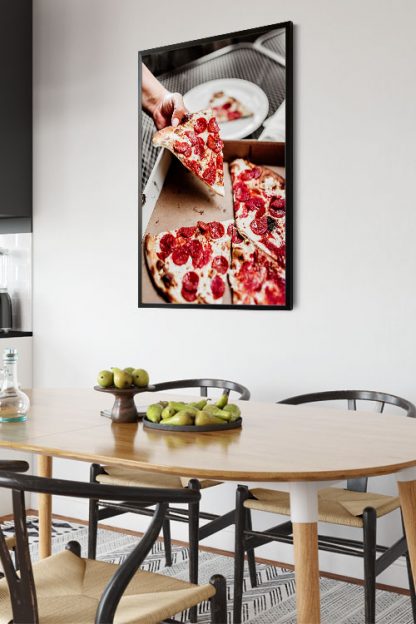 Pepperoni poster in interior