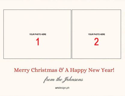 Christmas greeting card no7 preview