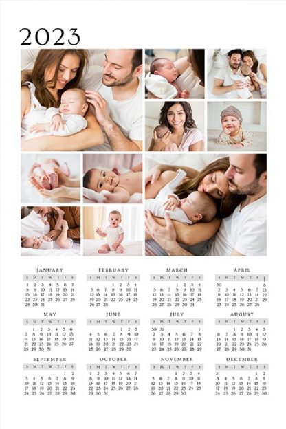 Personal Calendar 2023 no2 poster without frame