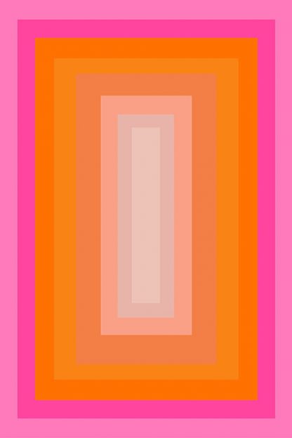 Multi-colored rectangles no2 poster with no frame