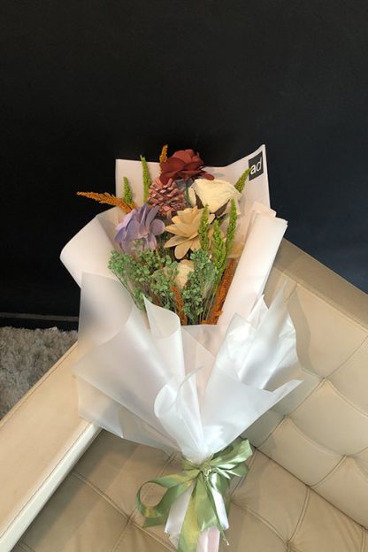 Mother's Day bouquet of dried flowers