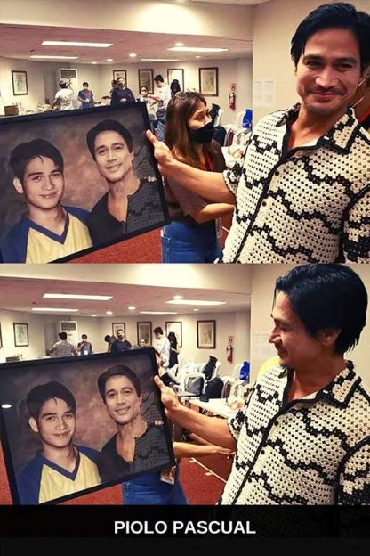 Piolo Pascual with Then and Now poster print