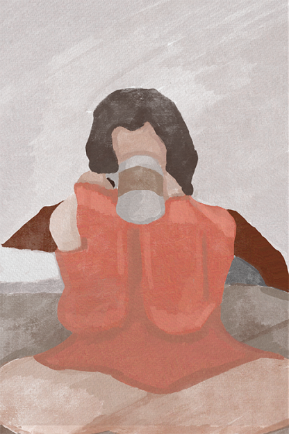 Coffee Lady Poster