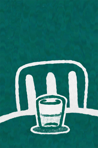 Cup and Chair Poster