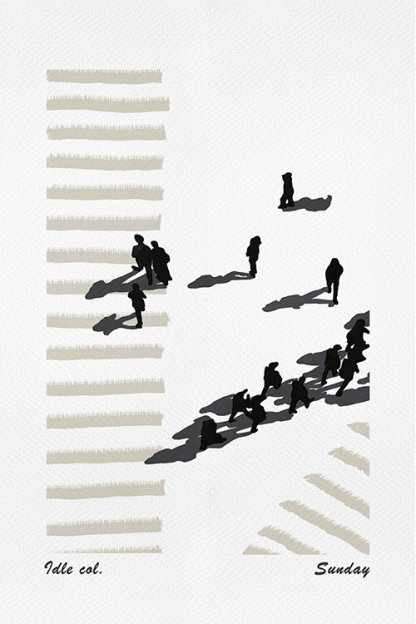 Sunday Scene Poster