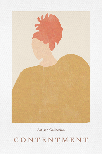 Contentment Portrait Poster
