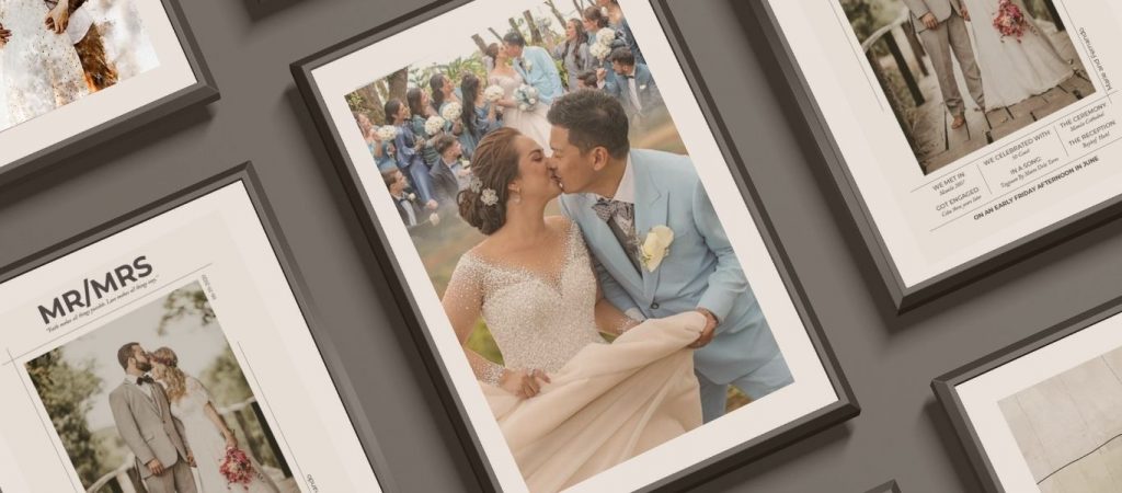 Customized wedding posters