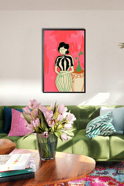 Sophisticated with Attitude Poster in interior