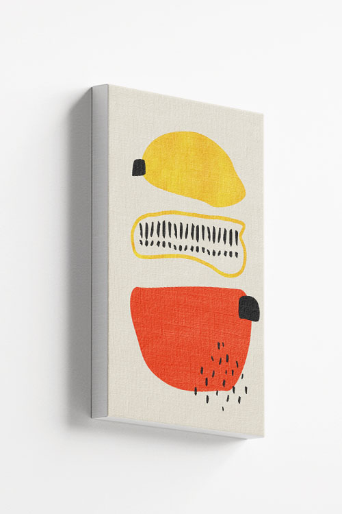 Abstract Minimal Shapes canvas