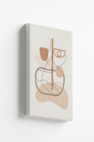 Graphical shape and abstract feel Canvas