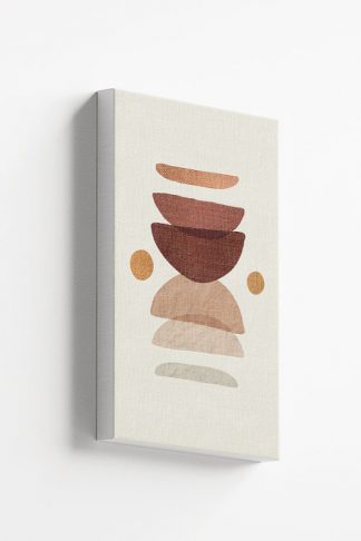 Neutral tone abstract shape Canvas