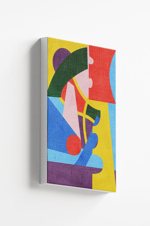 Abstract Collage no. 7 canvas
